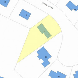 51 Longfellow Rd, Newton, MA 02462 plot plan