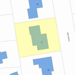 47 Sheldon Rd, Newton, MA 02459 plot plan