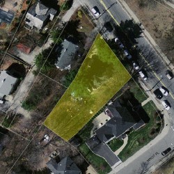 27 Walnut St, Newton, MA 02460 aerial view