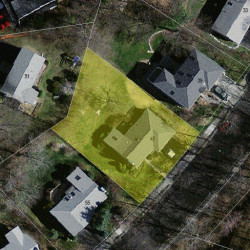 47 Wayne Rd, Newton, MA 02459 aerial view