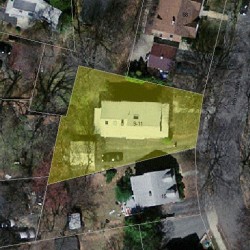 11 Woodbine Ter, Newton, MA 02466 aerial view