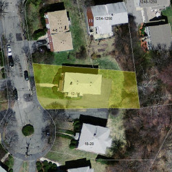 14 Kippy Dr, Newton, MA 02468 aerial view
