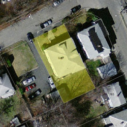 6 Silver Lake Ave, Newton, MA 02458 aerial view