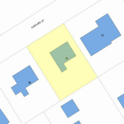 80 Goddard St, Newton, MA 02461 plot plan