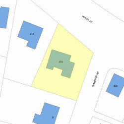 404 Homer St, Newton, MA 02459 plot plan