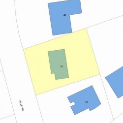 54 Wilde Rd, Newton, MA 02468 plot plan