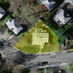 15 Bow Rd, Newton, MA 02459 aerial view