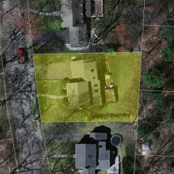 44 Verndale Rd, Newton, MA 02461 aerial view