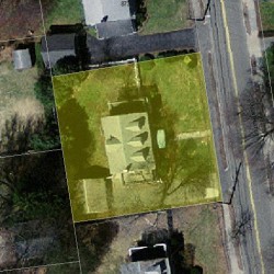 877 Chestnut St, Newton, MA 02468 aerial view