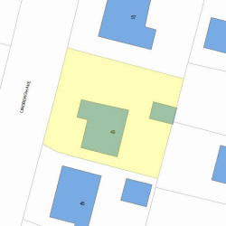 49 Lindbergh Ave, Newton, MA 02465 plot plan