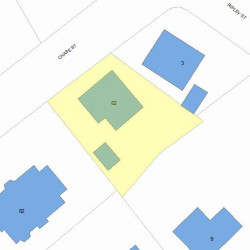 62 Chase St, Newton, MA 02459 plot plan