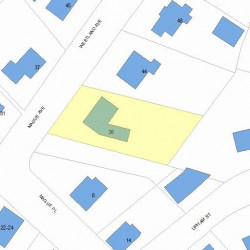 38 Westland Ave, Newton, MA 02465 plot plan