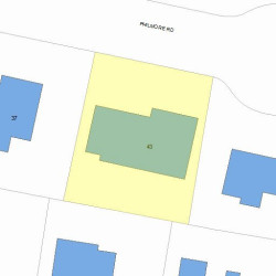43 Philmore Rd, Newton, MA 02458 plot plan