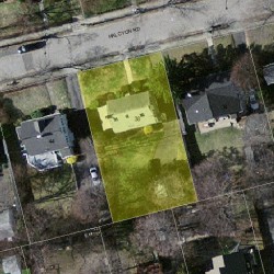 38 Halcyon Rd, Newton, MA 02459 aerial view