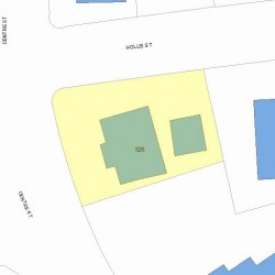 526 Centre St, Newton, MA 02458 plot plan