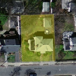 27 Hamlin Rd, Newton, MA 02459 aerial view