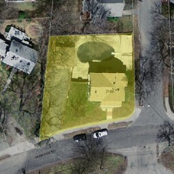 2149 Commonwealth Ave, Newton, MA 02466 aerial view