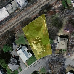 115 Allerton Rd, Newton, MA 02459 aerial view