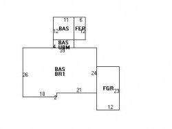 116 Farwell St, Newton, MA 02460 floor plan