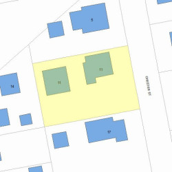 11 Chester St, Newton, MA 02461 plot plan