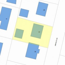 29 Rangeley Rd, Newton, MA 02465 plot plan