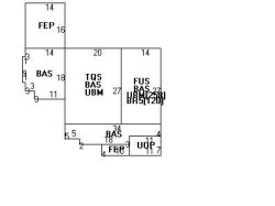11 Colgate Cir, Newton, MA 02462 floor plan