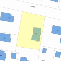 150 Gibbs St, Newton, MA 02459 plot plan