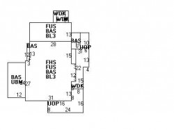 1047 Walnut St, Newton, MA 02461 floor plan