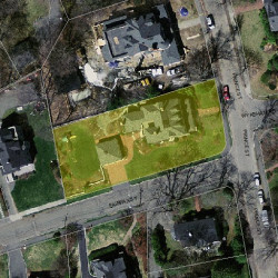 69 Prince St, Newton, MA 02465 aerial view