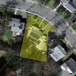 48 Miller Rd, Newton, MA 02459 aerial view