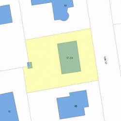 59 Oak St, Newton, MA 02464 plot plan