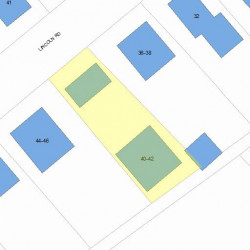 40 Lincoln Rd, Newton, MA 02458 plot plan