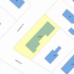 58 Churchill St, Newton, MA 02460 plot plan