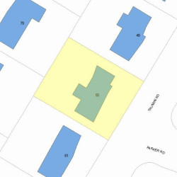 55 Truman Rd, Newton, MA 02459 plot plan