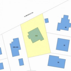 430 Albemarle Rd, Newton, MA 02460 plot plan