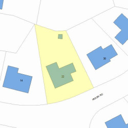 22 Hagen Rd, Newton, MA 02459 plot plan