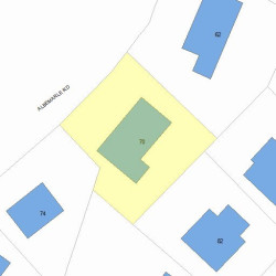 70 Albemarle Rd, Newton, MA 02460 plot plan