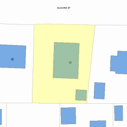 50 Elmore St, Newton, MA 02459 plot plan