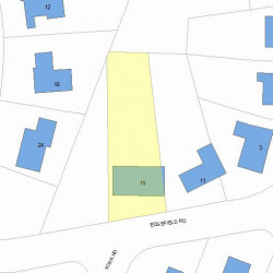 19 Edgefield Rd, Newton, MA 02468 plot plan
