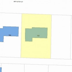 702 Boylston St, Newton, MA 02459 plot plan