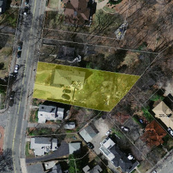 1110 Walnut St, Newton, MA 02461 aerial view