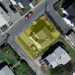 28 Alden Pl, Newton, MA 02465 aerial view