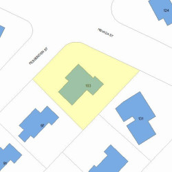 103 Fessenden St, Newton, MA 02460 plot plan