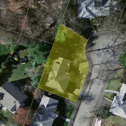 16 Shuman Cir, Newton, MA 02459 aerial view