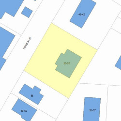 52 Kenneth St, Newton, MA 02461 plot plan