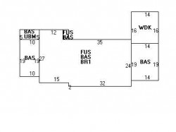 21 Rochester Rd, Newton, MA 02458 floor plan