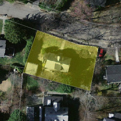 44 Concolor Ave, Newton, MA 02458 aerial view