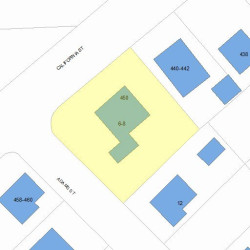 6 Adams St, Newton, MA 02460 plot plan