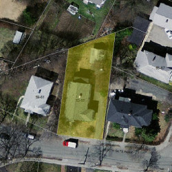 53 Gate Park, Newton, MA 02465 aerial view