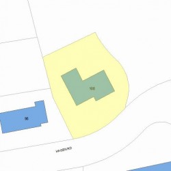 108 Hagen Rd, Newton, MA 02459 plot plan